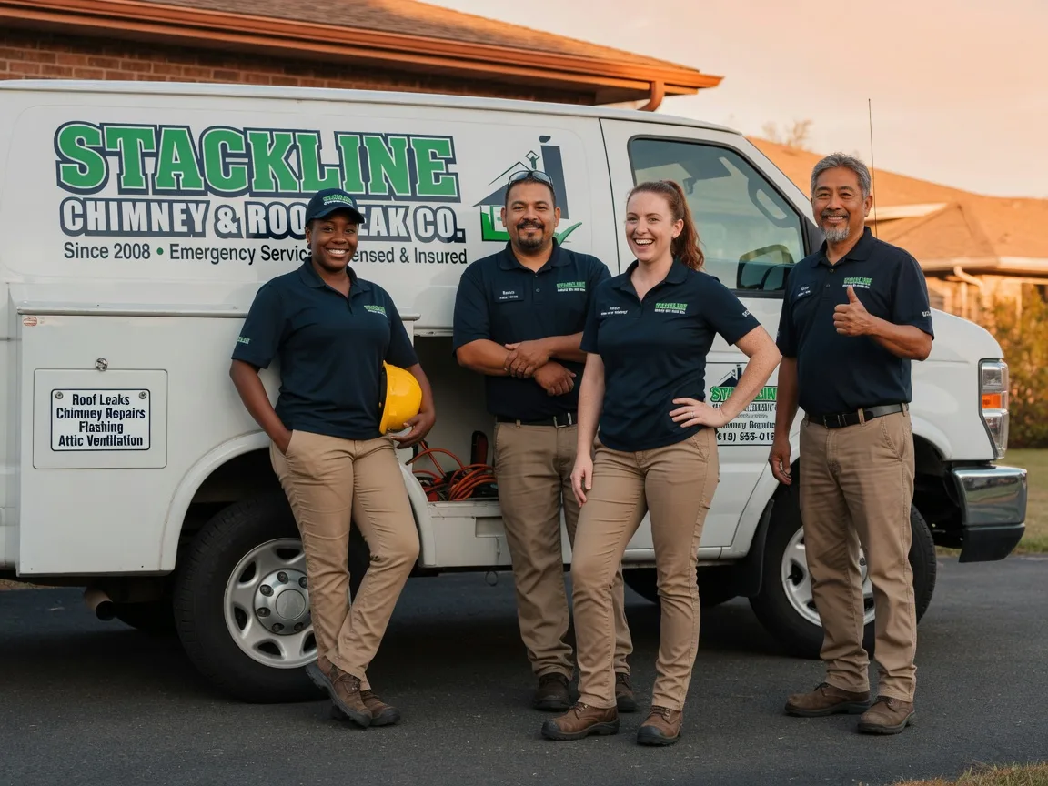 Chimney flashing repair company in Alleyton, TX